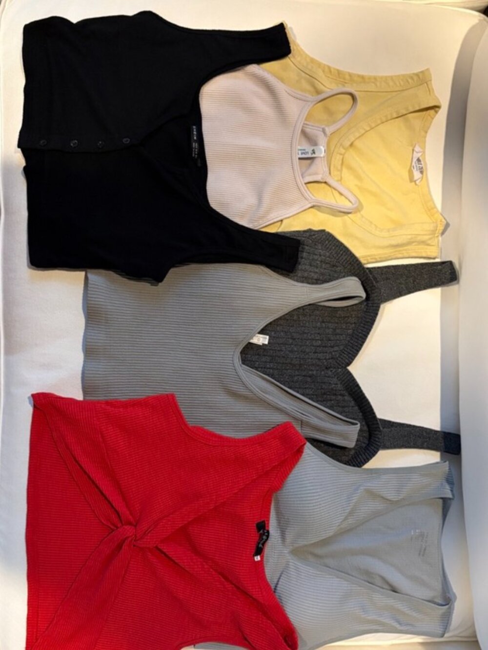 CASUAL CROP TOP BUNDLE: Size S/M